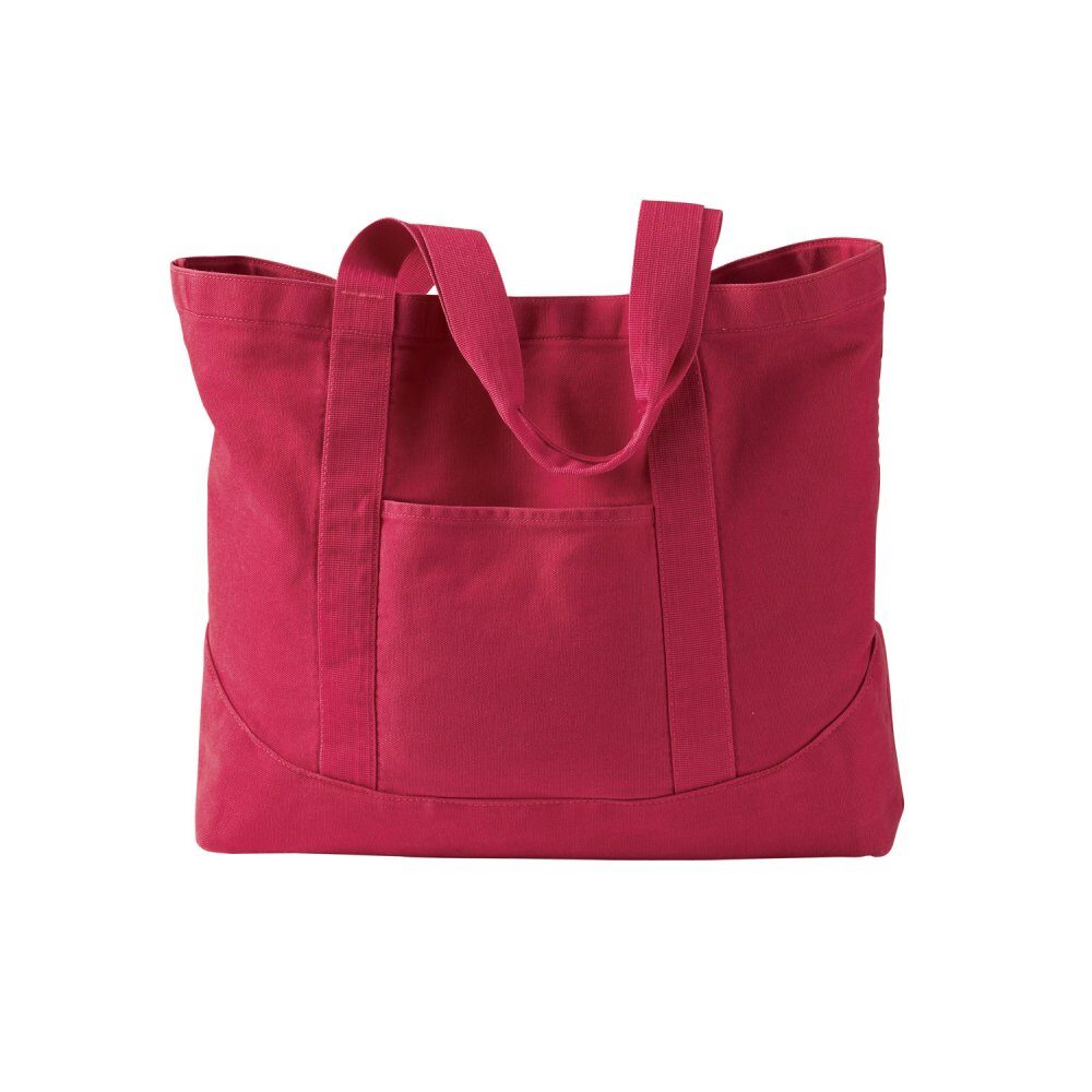 Authentic Pigment 1904 Pigment-Dyed Large Canvas Tote