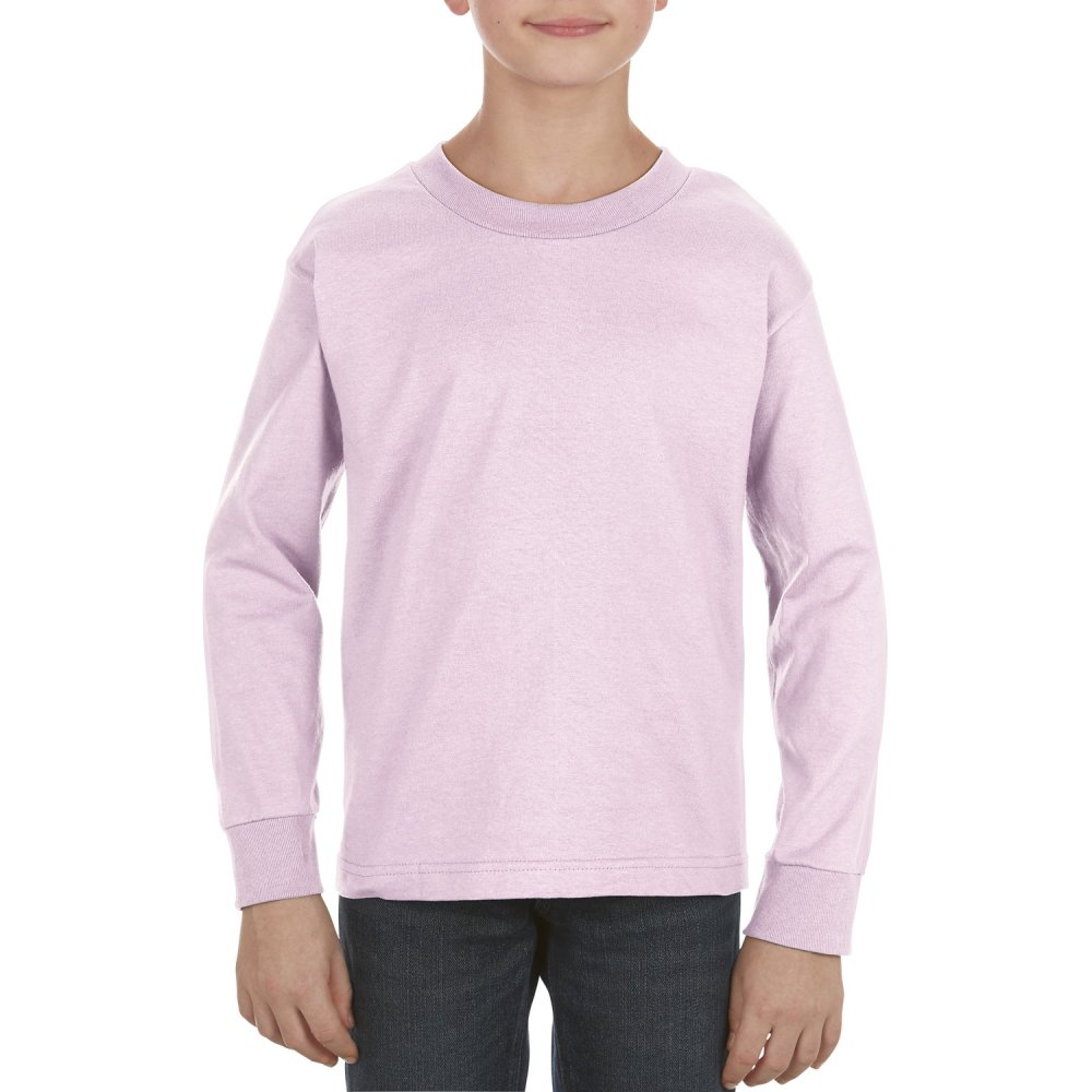 Alstyle AL3384 Youth 6.0 oz., 100% Cotton Long-Sleeve T-Shirt