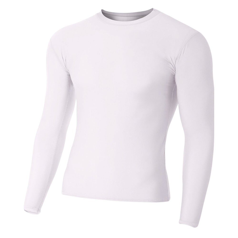 A4 NB3133 Youth Long Sleeve Compression Crewneck T-Shirt
